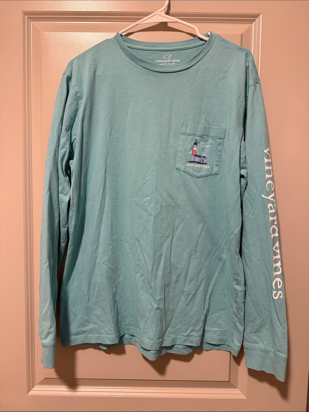 Vineyard Vines Women's Long-Sleeve Pocket Tee - Seafoam